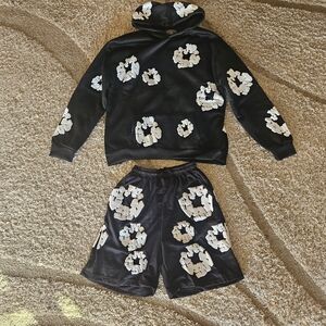 Denim Tears Hoodie And Shorts Set